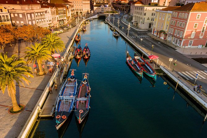 Aveiro Half Day Private Tour Porto w/ Moliceiro River Cruise - Costa Nova and the striped Palheiros houses