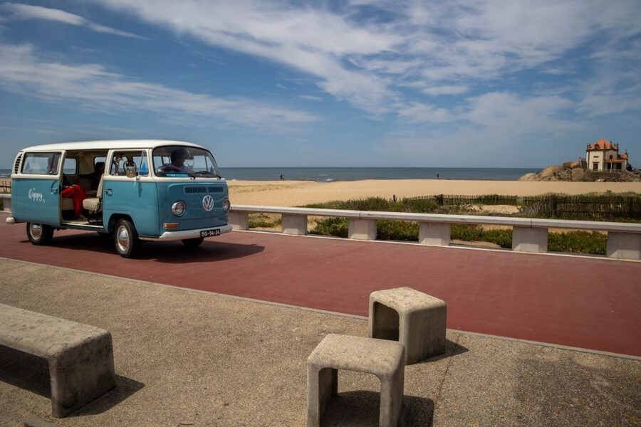 Best views to Porto from Gaia. VW Kombi tour with cocktail - The vintage Kombi and the private format