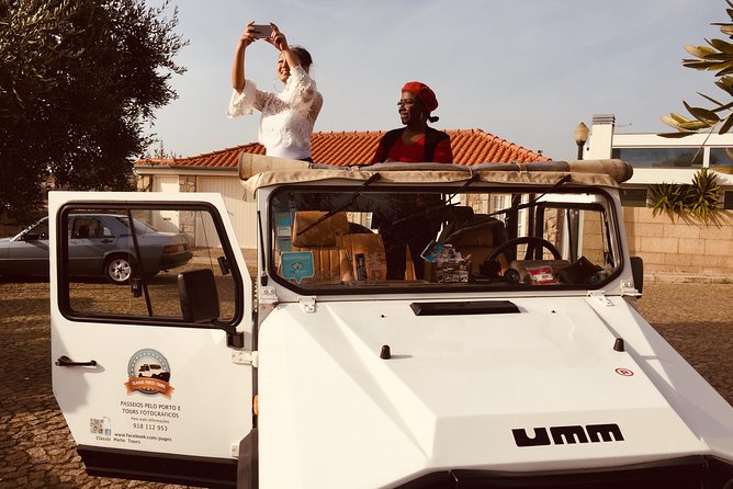 Discover the essence of the classic port UMM military jeep - Port wine at Miradouro Serra do Pilar