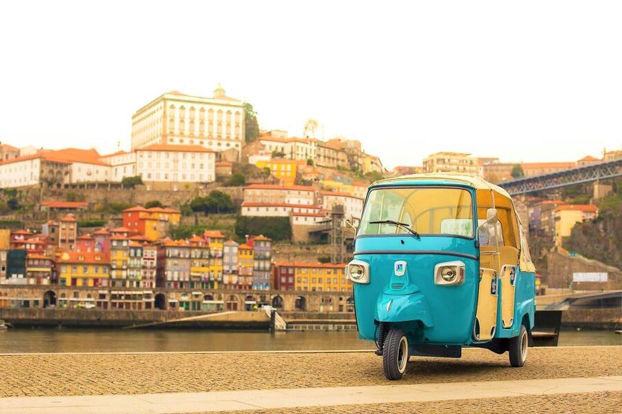 From Leixões: Private Porto Historic Center Tuk Tuk Tour - Ribeira, the Palácio da Bolsa, and São Francisco