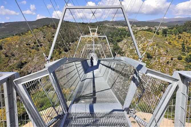 From Porto: Aveiro, Paiva Walkways, Suspension Bridge and Lunch - Arouca lunch with bread, chorizo, and vinho verde