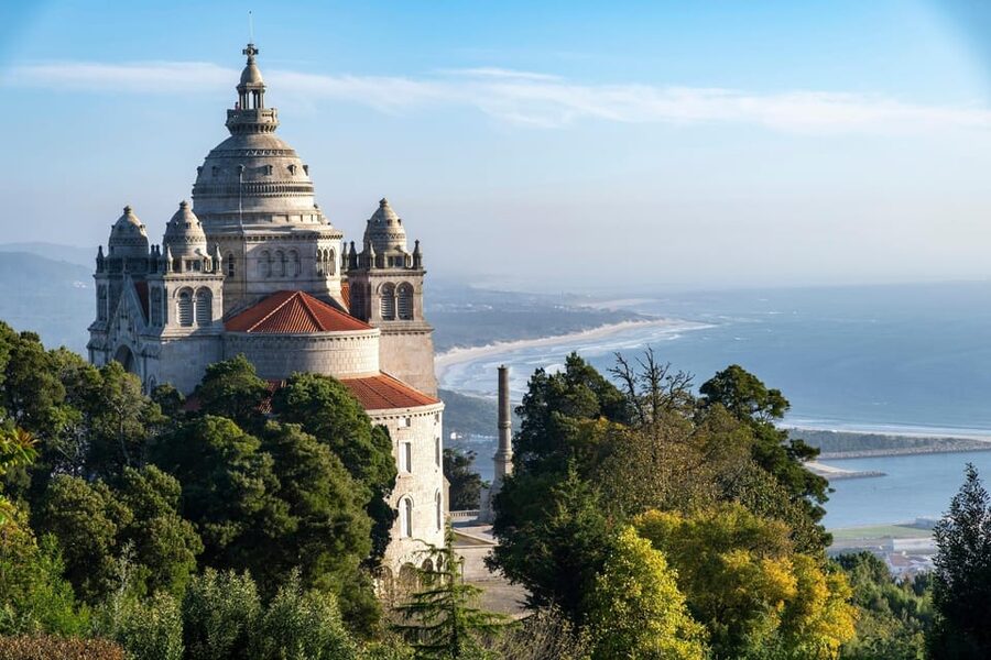 From Porto: Viana do Castelo, Braga and Guimarães Day Tour - Santa Luzia Sanctuary above Viana do Castelo
