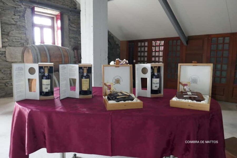 From Porto: Wine Tasting with Lunch at a Quinta, Cruise, and Train Ride - Five wines at Coimbra de Mattos