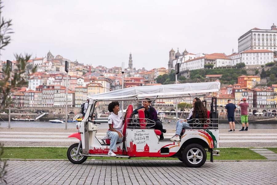 Oporto Tuk-Tuk Tour: Fast, Fun & Flexible – 1H to Full Day! - Bolhão Market and the food side of Porto