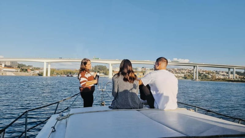 Porto: 6 Bridges Port Wine River Cruise with 4 Tastings - Arrábida Bridge and the first port tasting