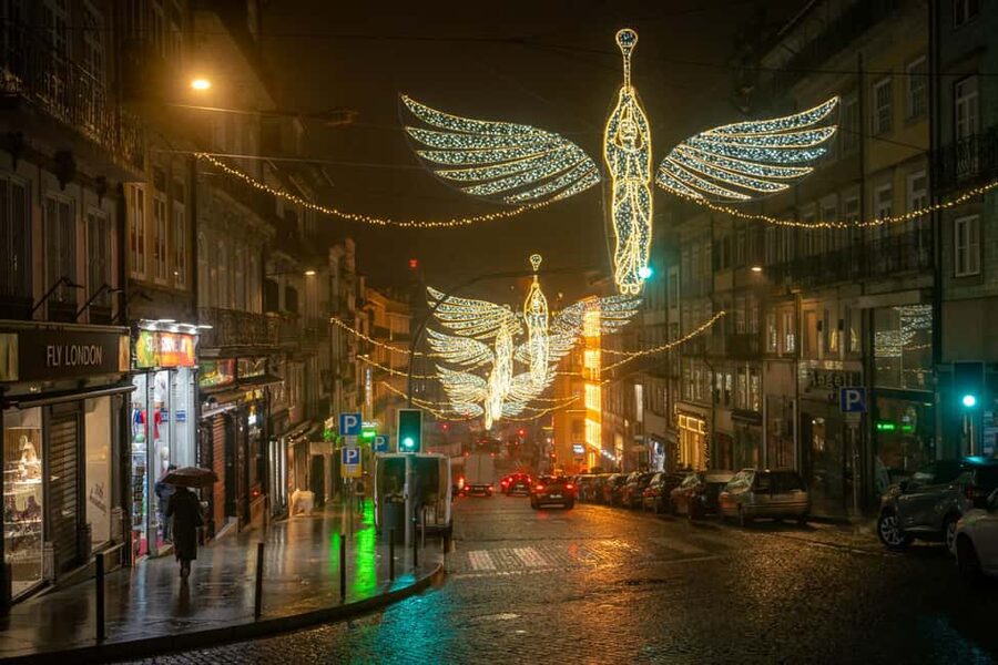 Porto: Christmas Lights Flexible Walking Tour - Avenida dos Aliados and Porto’s Big Tree