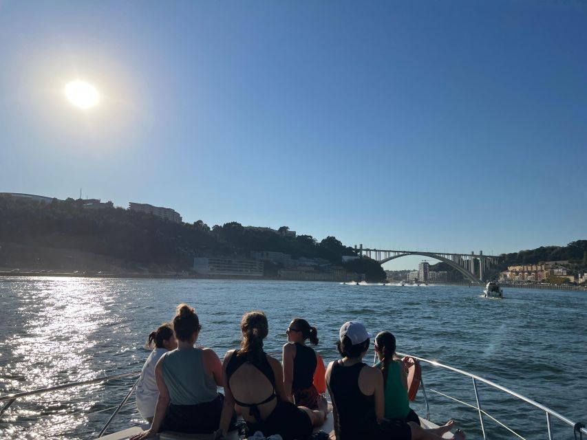 Porto - Douro Cruise with Port wine and snacks - The first bridge and the wide river views