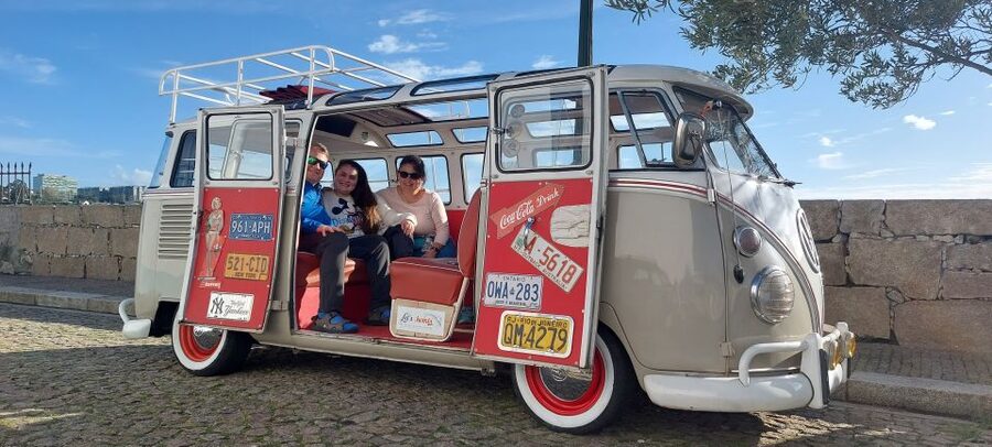 Porto: Historic Center and Surroundings Tour by VW Kombi - From central Porto toward the Atlantic