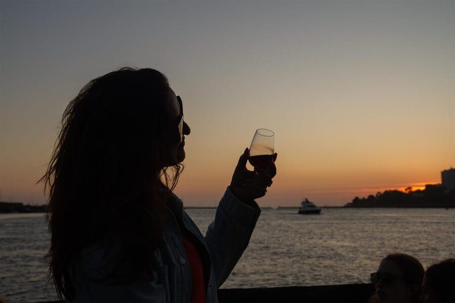 Porto: Port Wine Sunset Boat Tour - Along the Douro toward Foz do Douro