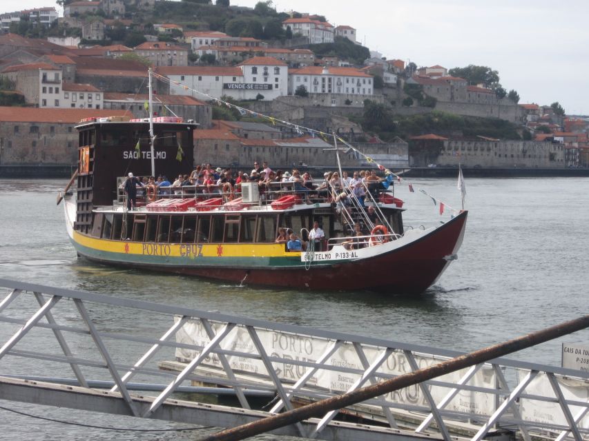 Porto Private Half Day Walking Tour: Cruise & Wine Tasting - A Rabelo boat on the Douro