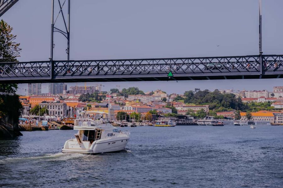 Porto: Private Yacth Cruise with Wine, Snacks & 6 Bridges - Porto landmarks from the water