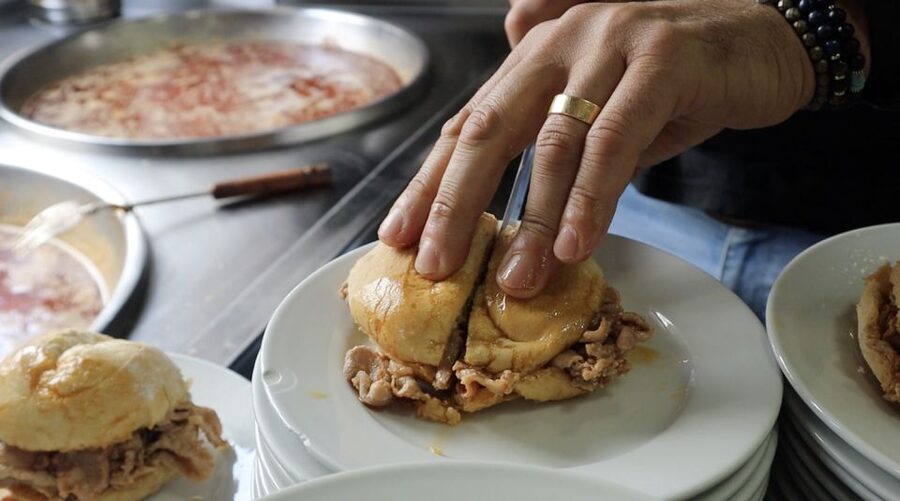 Porto: Secret Food Tour - A bifana in a very local restaurant