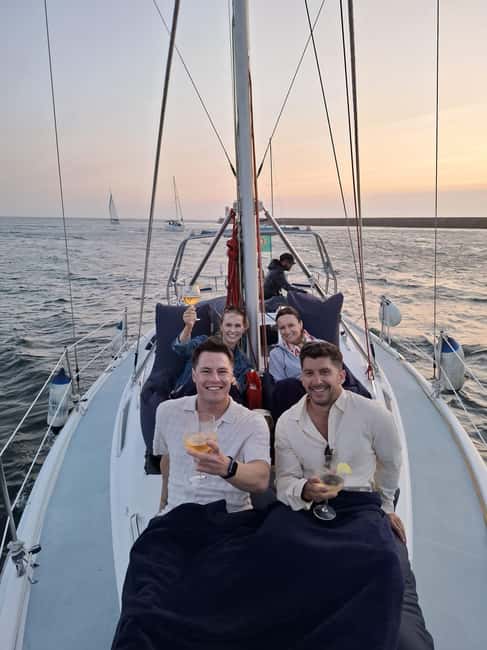 Porto: Sunset Sailboat Tour with Welcome Drink - The sunset section near the river mouth