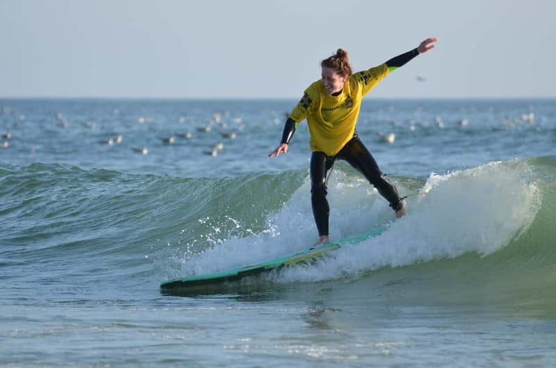 Porto: Surf Lesson with the First Surf School in Porto! - On the sand: learning to paddle and stand