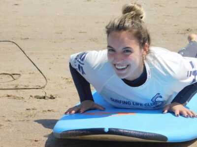 Surf Lesson with the First Surf School in Porto!