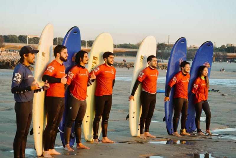 Porto: Surf Lesson with the First Surf School in Porto! - In the water: catching your first waves