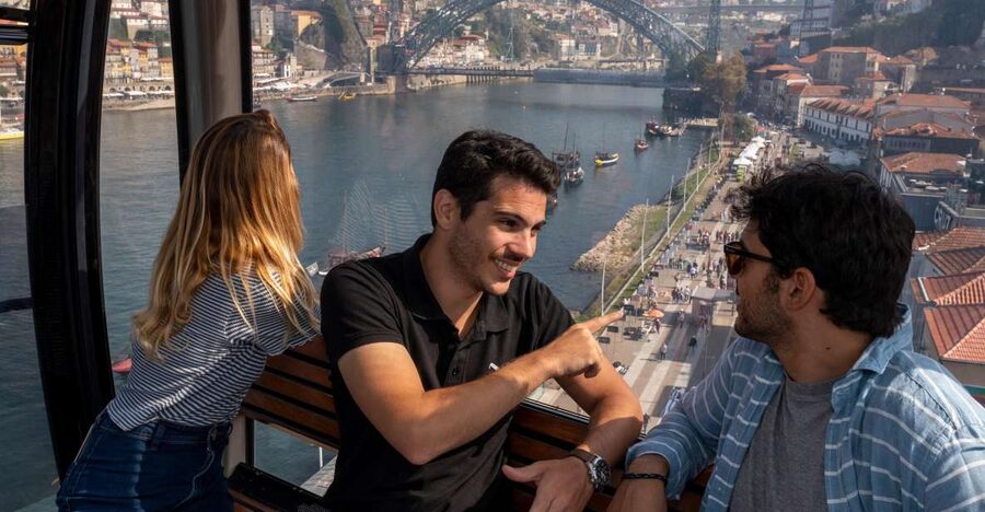 Porto: Walking Tour, Lello Bookshop, Boat and Cable Car - The cable car gives you Porto from above