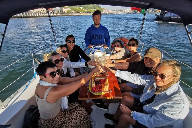 Porto: Wine and cheese tasting on a sailboat on the Douro River - Ribeira, Cais de Gaia, and the Luis I Bridge