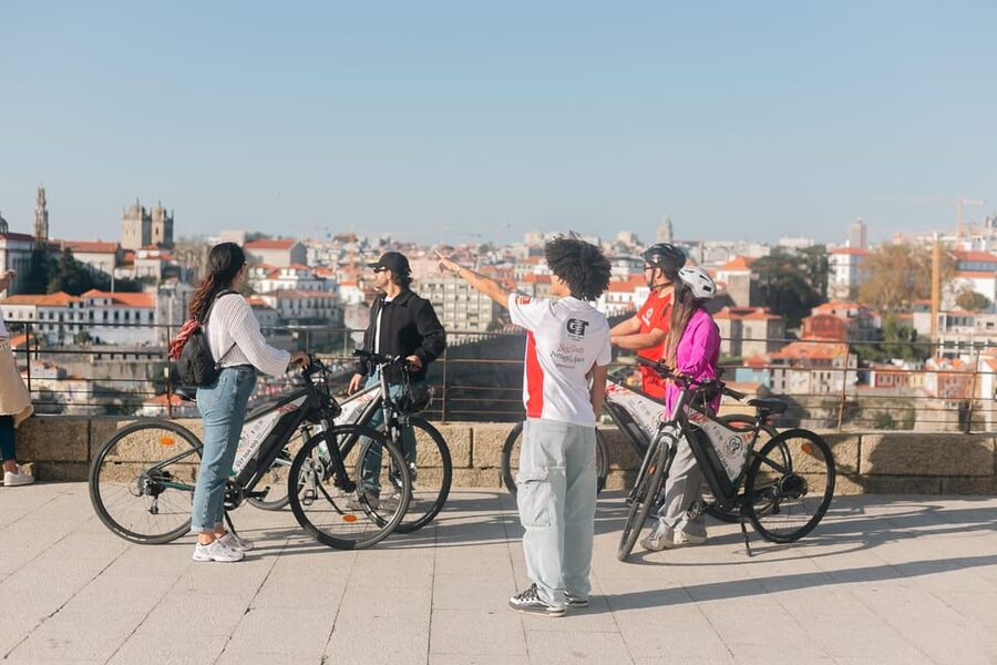 Tour Porto: Adventure in Electric Bike Tour - Carmo Church, tiled walls, and quick city surprises
